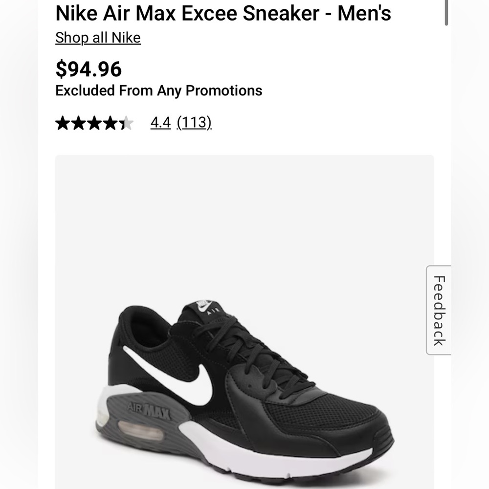 Nike Men Air Max Excee 11 BNIB